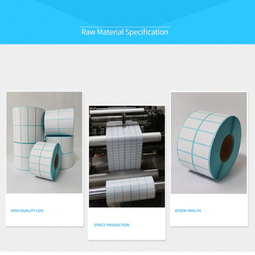 SC5030 Autocollant de code à barres thermique à trois preuves à trois rangées, taille: 50 x 35 mm (2000 pièces) SH25021927-07
