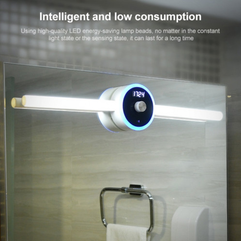 DMK-025 Smart Cabinet Lampe Miroir Cuisine Lumière avant, Spécifications: Horloge de balayage à la main SH74031066-07