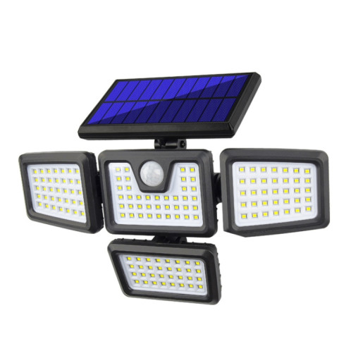 TG-TY051 4-HEAD ROBILLE SOLAIRE MUR LECTEUR CAPTEUR DE BORD DE JARDON EXTÉRIEUR CORRIDOR EMPANCHÉRICE École de jardin Éclairage Street Light, Spécification: 141 LED SH16051174-07