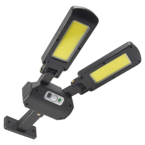 TG-TY097 2-HEADES SOLAIRE LUMIÈRE EXTÉRIEUR HUMANCHE PLAQUE Lampe murale de jardin de jardin LED (200 cob) SH201A987-06