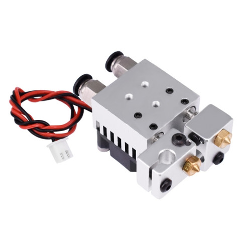 Pièces de l'imprimante 3D Vis arrière E3D V6 avec ventilateur de refroidissement Kit de bloc d'aluminium en aluminium extrudé de couleur mixte SH53541833-04
