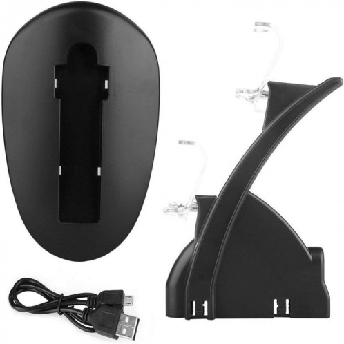Contrôleur chargeur Dock LED double USB PS4 support de station de charge berceau pour Sony Playstation 4 PS4 / PS4 Pro / PS4 slim SH9606192-05