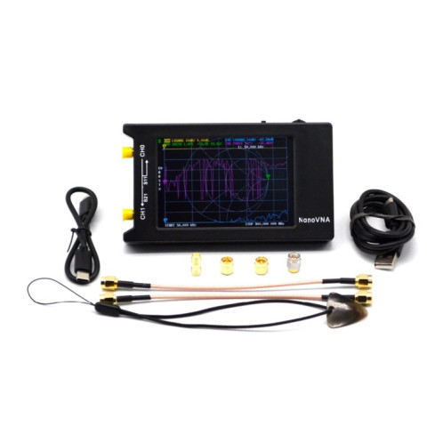 Nanovna-H4 4 pouces Ecran LCD à écran LCD 50KHz-1.5GHz VNA HF VHF UHF Vecteur de vecteur UV Analyseur SH95441842-05