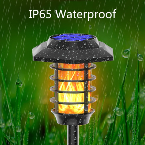 Solar LED de la pelouse Simulation de la pelouse Flame Lampe de jardin EXTÉRIEUR Eclairage Paysage Lumière, Spec: 66 LED SH4902348-08