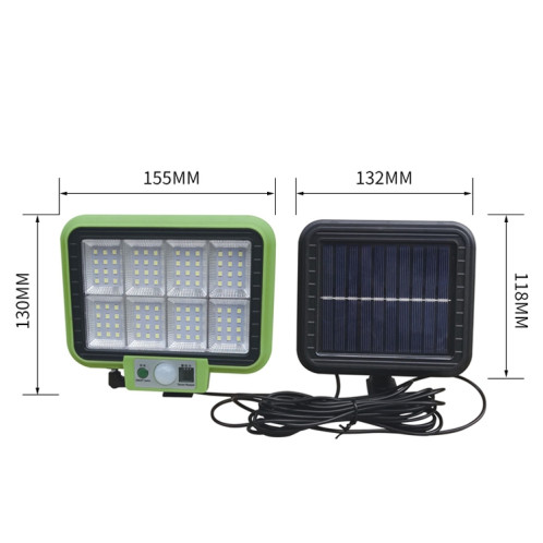 8 x 12 LED Outdoor Solar Solar Type Split Type Wall Lumière Human Induction Jardin Corridor Street Street Ménage SH8402459-07