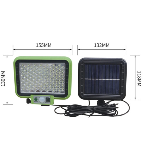 105 LED Outdoor Solar Solar Split Type Feuille murale Humain Induction Jardin Corridor Street Light SH8404263-07
