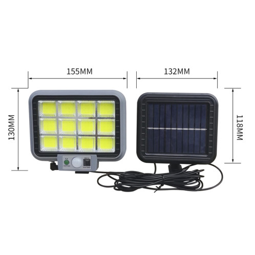 8 x 20 COB extérieur extérieur étanche Solar Type Split Wall Light Induction Human Induction Jardin Corridor Street Lumière SH84061669-07