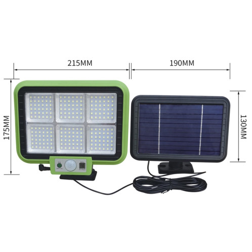 6 x 36 LED extérieur extérieur étanche Solar Split Type Wall Light Human Induction Jardin Couloir de jardin domestique SH84081627-07
