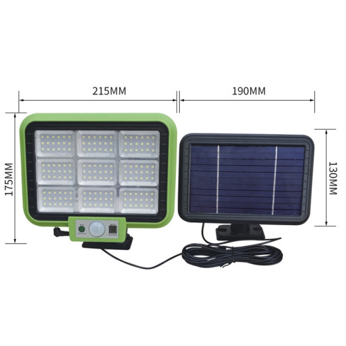 9 x 18 LED extérieur extérieur étanche Solar Split Type Wall Lumière d'induction humaine Couloir de jardin de jardin domestique SH8409767-07