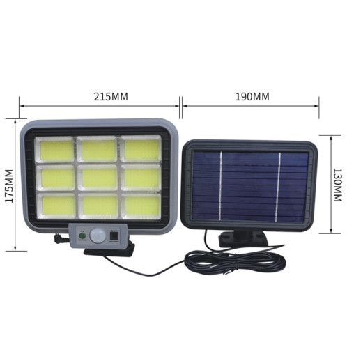 9 x 28 COB extérieur étanche Solar Solar Type de classement mural Human Induction Jardin Corridor Street Light SH8413770-07