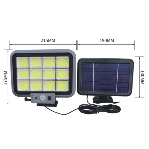 12 x 24 COB extérieur étanche Solar Split Type FLUM EMPLACEMENT Human Induction Jardin Corridor Street Lumière SH8414985-07