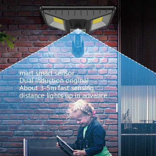 TG-TY081 LED Mur de mur solaire Sensation de corps Sensation de la cour étanche de plein air avec télécommande, style: 138 cob défilable SH51071665-07