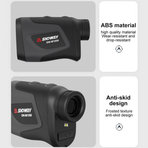 SnDway Telescope Golf RangeFinder Handheld Angle d'angle d'altitude extérieur, modèle: SW-M700 700m SS8302672-013