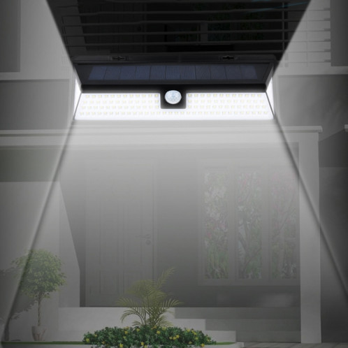 TG-TY00401 118 LED Solaire 3 côtés Flux de mouvement de détection de mouvement de mouvement de mouvement de jardin extérieur couloir de jardin de jardin SH04011141-07