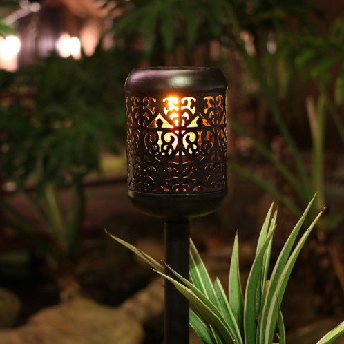 Jardin extérieur Solaire 10 LED FLAME Lampe à la lampe à la pelouse (lumière chaude) SH001A1716-06
