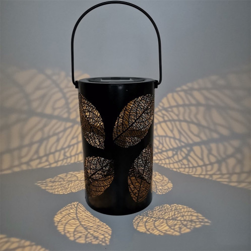 Lumière portative creuse de fer forgé de jardin extérieur de jardin extérieur (feuilles) SH301A1382-05