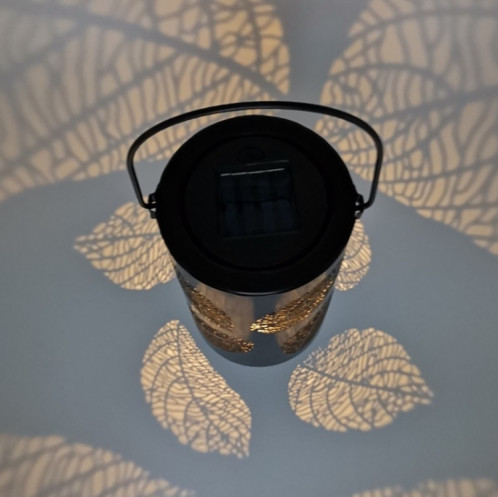 Lumière portative creuse de fer forgé de jardin extérieur de jardin extérieur (feuilles) SH301A1382-05