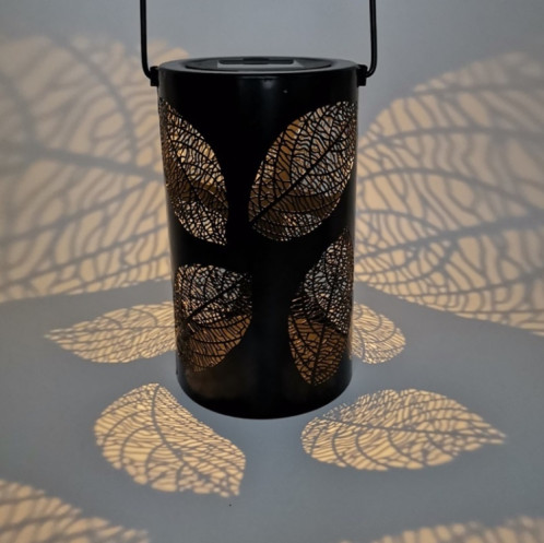 Lumière portative creuse de fer forgé de jardin extérieur de jardin extérieur (feuilles) SH301A1382-05