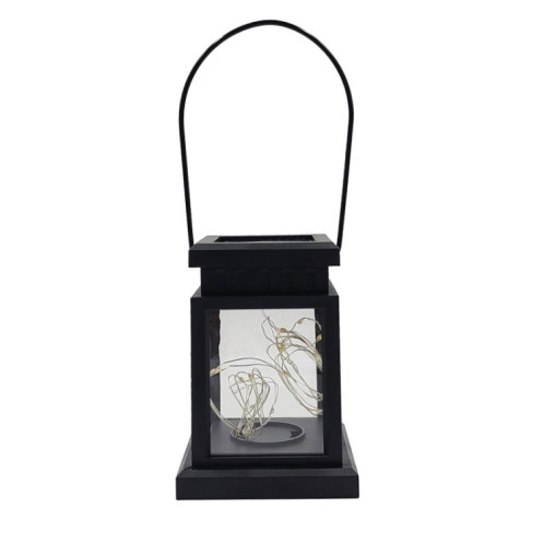 Solar LED Vent Starry Wind Lantern Festival Décoration Retro Cuivre Fil String Light (coloré) SH401A238-07