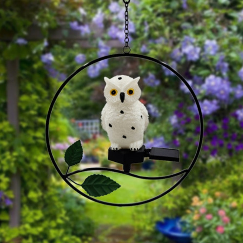 Jardin imperméable extérieur Simulation solaire Simulation animalière LED Paysage Light (hibou) SH601A1602-06