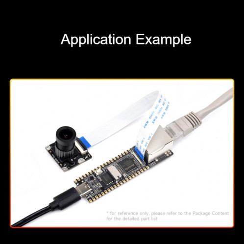 Carte de développement Micro Linux Waveshare LuckFox Pico Plus RV1103, avec port Ethernet sans en-tête SW2102509-014