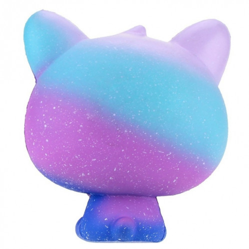 3 PCS crème glacée chat mignon doux squeeze jouet parfumé cadeau pour enfant taille: 11 * 7 * 8 cm (ciel étoilé violet) SH801A1199-08