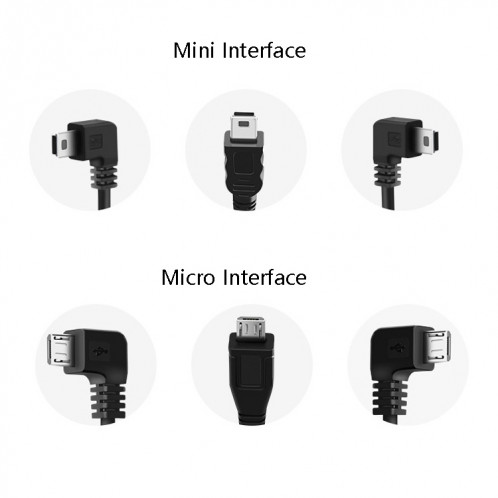 H516 Enregistrement Step-Down Line Rétrécissement Vidéo Vidéo Chargeur Line Ligne de stationnement Surveillance du parking Cordon d'alimentation à trois cœurs, Modèle: avec fusible (coude micro droit) SH301F465-07