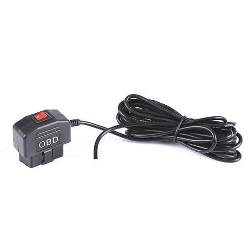 Chargeur de voiture H508 OBD Cordon d'alimentation de l'enregistreur de conduite 12 / 24V à 5V avec commutateur Ligne de protection basse pression, Spécification: Micro gauche COUBOW SH38051754-08