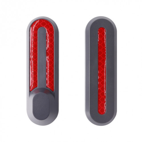 2 PCS Couverture décorative à quatre voies de roue de scooter électrique avec des bandes réfléchissantes pour Xiaomi Mijia 1s / Pro (Noir) SH701A1613-05