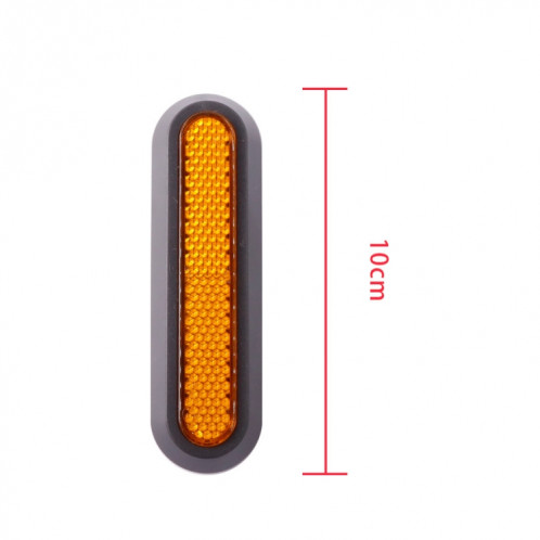 Couverture décorative à quatre voies de roue de scooter à quatre voies avec bandes réfléchissantes et vis pour Xiaomi Mijia 1S / Pro 2 (rouge) SH401A48-06