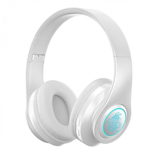 B39 Casque Bluetooth sans fil Bluetooth Subwoofer avec carte de lumière respiratoire TF Carte (Blanc) SH801D524-07