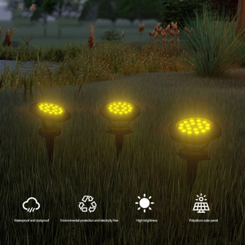 TS-S5403 Solar Disc Sous-marine Spot de piscine RGB Spotlight, Spécifications: 2 en 1 SH2901347-07