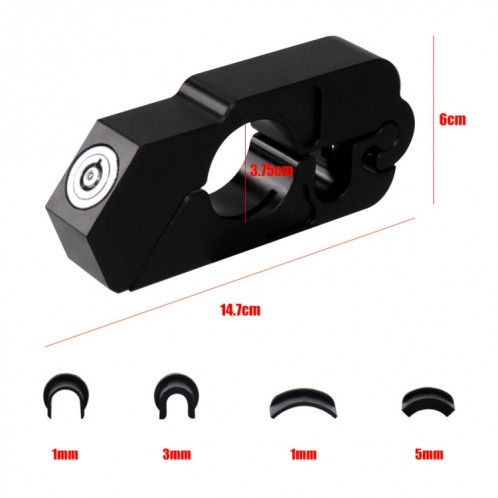 Verrouillage de guidon de scooter électrique pour xiaomi mijia m365 (noir) SH401B1062-07