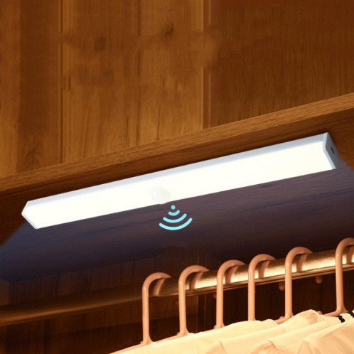 Lampe à induction du corps humain à LED Long Strip Charging Cabinet Lampe Strip, Taille: 15cm (Argent et lumière chaude) SH602B1240-07