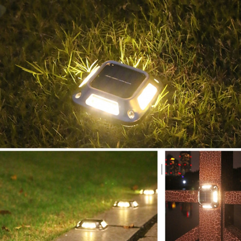 Lampe murale solaire à 8 LED en acier inoxydable en acier inoxydable extérieur (lumière colorée) SH101C1444-07