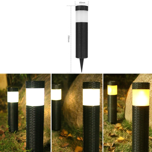 Lumière de pelouse de cylindre étanche de l'étanchéité à l'eau solaire, style: flamme de simulation SH8503791-07