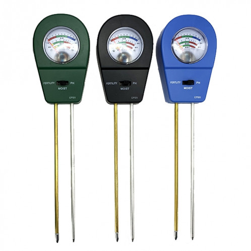 Détecteur de sol de la fleur et de l'herbe LY101 PH Cantonal Alkalin Testeur (Bleu) SH601B633-07