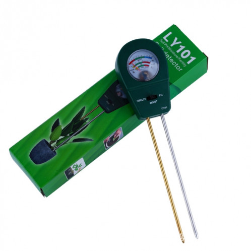 Détecteur de sol de la fleur et de l'herbe LY101 PH Cantonal Alkalin Testeur (Bleu) SH601B633-07