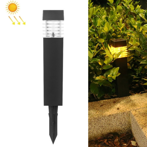 Lumière de pelouse de colonne de colonne solaire étanche à l'eau solaire (lumière jaune) SH001B1522-07