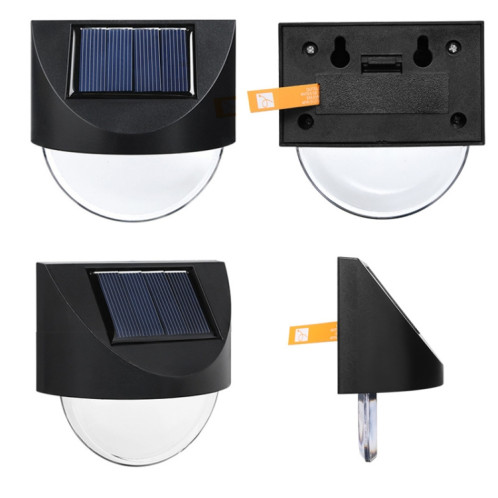 2 PCS Décoration de jardin en miroir solaire extérieur extérieur (lumière blanche) SH701A949-07