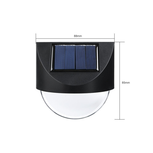 2 PCS Décoration de jardin en miroir solaire extérieur extérieur (lumière blanche) SH701A949-07
