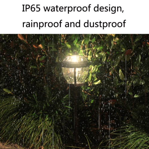 2 LED Solaire Étanche Etanche Jardin de jardin, Style: Lampe à gazon blanc blanche SH2301980-06