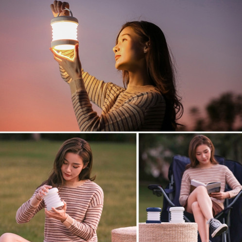 Lumière de camping à LED magnétique en plein air (blanc) SH501A46-07
