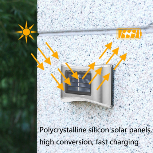 Lampe murale en acier inoxydable en acier inoxydable de 6 LED (lumière chaude) SH101B1886-08