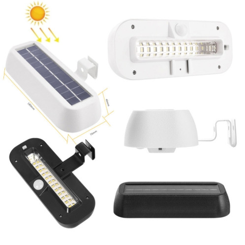 12 LED SOLAIRE EXCELLOW SAND SPORT DE CAPTEUR DE FOND DE CAPTEUR DE BORD (FLIQUE NOIR COQUET-BLANC) SH001A957-07