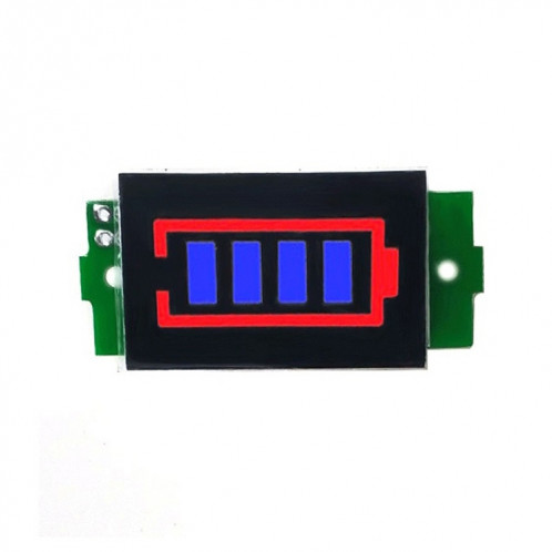 Module d'affichage de jauge de carburant de batterie au lithium (bleu) SH101B180-07
