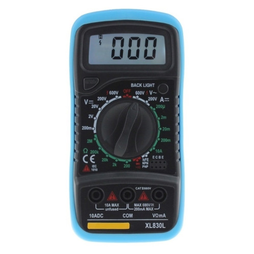 ANENG XL830L Multimètre numérique numérique multi-fonction multi-fonction multi-précision, spécification: sac de sac à bulles (bleu) SA301B380-07