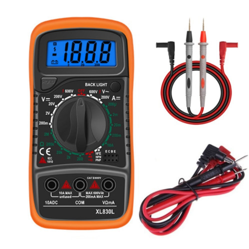 ANENG XL830L Multimètre numérique numérique multifonctions multi-précision multi-précision, spécification: standard + stylo supplémentaire supplémentaire (orange) SA302A1115-07