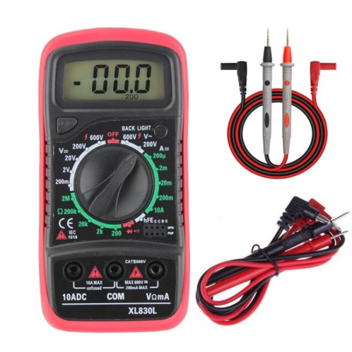 ANENG XL830L Multimètre numérique numérique multi-fonction multi-précision, spécification: standard + stylo supplémentaire supplémentaire (rouge) SA302C1529-07