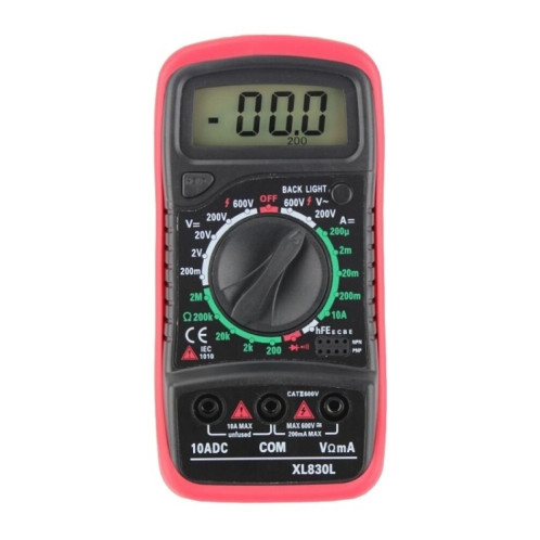 ANENG XL830L Multimètre numérique numérique multi-fonction multi-précision, spécification: standard + stylo supplémentaire supplémentaire (rouge) SA302C1529-07